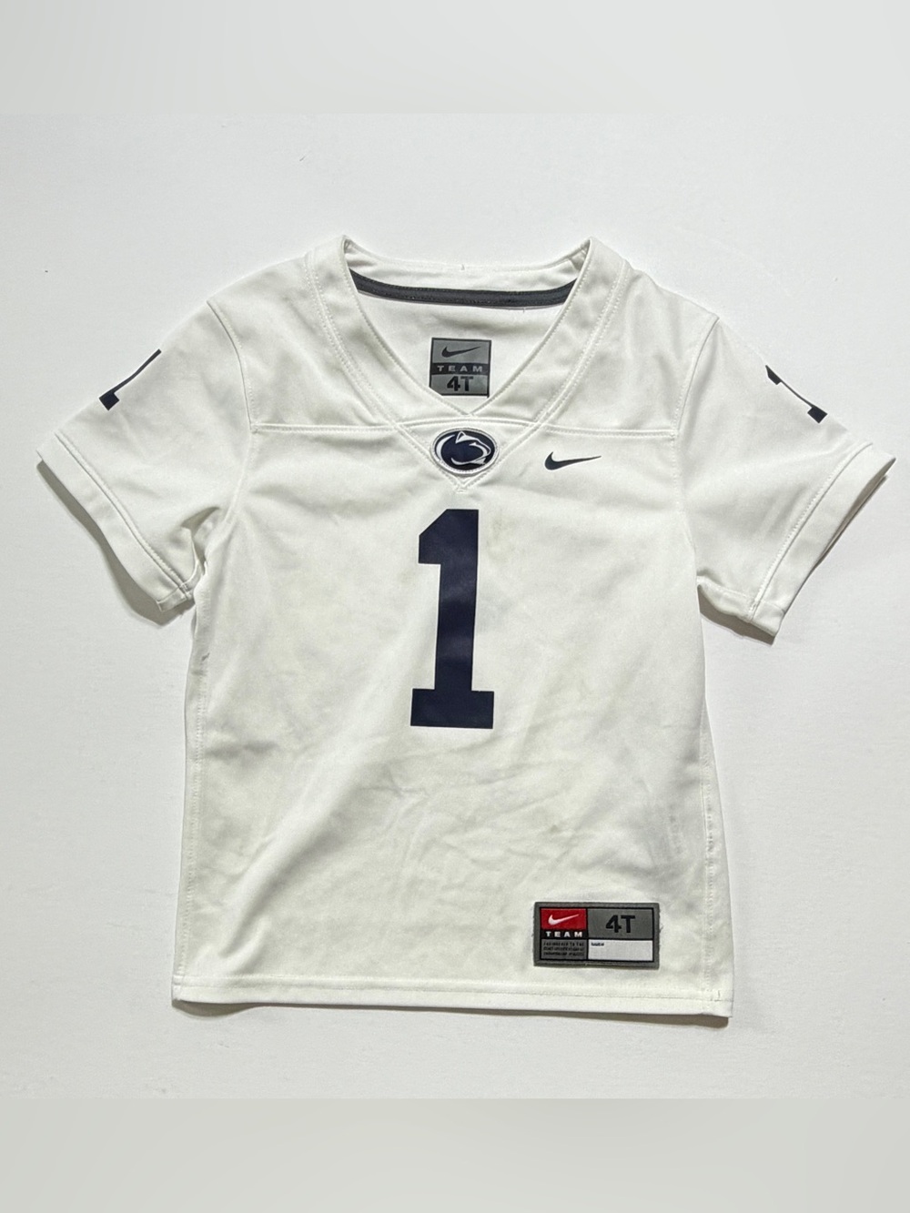 Penn State Nitttany Lions Football Jersey #1 Sz 4T Toddler Nike Baby Child Kids